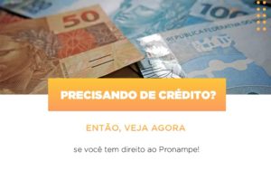 Precisando De Credito Entao Veja Se Voce Tem Direito Ao Pronampe Notícias E Artigos Contábeis - Contabilidade